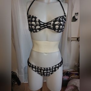 Hot Topic Skull Bikini